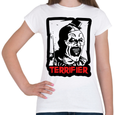 PRINTFASHION Terrifier bohóc - Női póló - Fehér