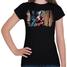 PRINTFASHION Terrifier bohóc - Női póló - Fekete