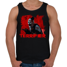 PRINTFASHION terrifier - Férfi atléta - Fekete