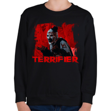 PRINTFASHION terrifier - Gyerek pulóver - Fekete