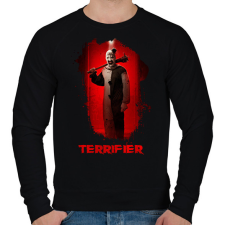 PRINTFASHION Terrifier gyilkol - Férfi pulóver - Fekete férfi pulóver, kardigán