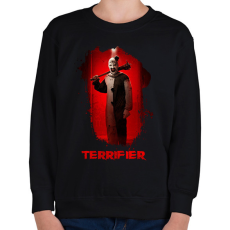 PRINTFASHION Terrifier gyilkol - Gyerek pulóver - Fekete