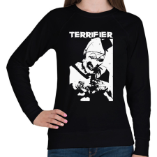 PRINTFASHION Terrifier - Női pulóver - Fekete női pulóver, kardigán