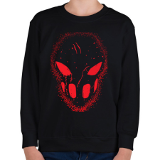 PRINTFASHION Terror mask - Gyerek pulóver - Fekete gyerek pulóver, kardigán