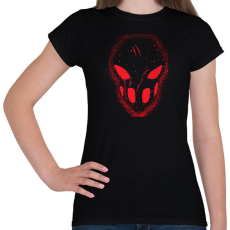 PRINTFASHION Terror mask - Női póló - Fekete