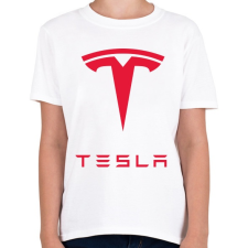 PRINTFASHION Tesla - Gyerek póló - Fehér gyerek póló