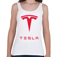 PRINTFASHION Tesla - Női atléta - Fehér