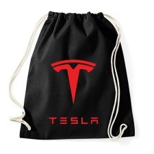 PRINTFASHION Tesla - Sportzsák, Tornazsák - Fekete tornazsák