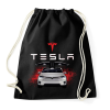 PRINTFASHION tesla  - Sportzsák, Tornazsák - Fekete