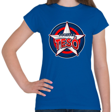 PRINTFASHION TESÓ2 - Női póló - Királykék