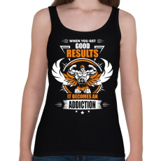 PRINTFASHION Test építés - Női atléta - Fekete