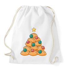 PRINTFASHION Tészta fa - Sportzsák, Tornazsák - Fehér tornazsák