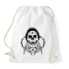 PRINTFASHION Tetkó koponya - Sportzsák, Tornazsák - Fehér