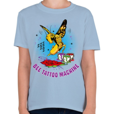 PRINTFASHION Tetováló gép - Gyerek póló - Világoskék gyerek póló
