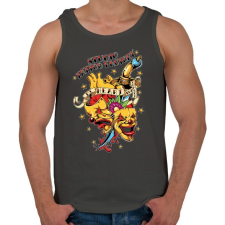 PRINTFASHION Tetováló gyár - Férfi atléta - Sötétszürke atléta, trikó