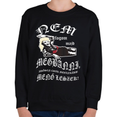 PRINTFASHION tetovált.w - Gyerek pulóver - Fekete