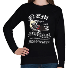PRINTFASHION tetovált.w - Női pulóver - Fekete női pulóver, kardigán