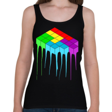 PRINTFASHION Tetris - Női atléta - Fekete