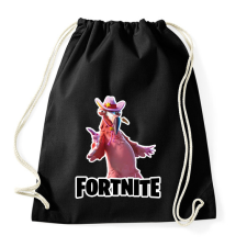PRINTFASHION Tex Flamingo - fortnite - Sportzsák, Tornazsák - Fekete tornazsák