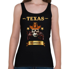 PRINTFASHION TEXAS RANGER SKULL - Női atléta - Fekete