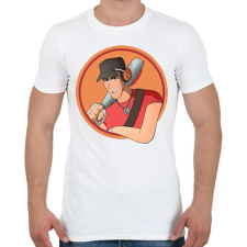 PRINTFASHION TF2 - Scout - Férfi póló - Fehér férfi póló