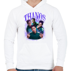 PRINTFASHION Thanos - Squid Game 2 - Férfi kapucnis pulóver - Fehér