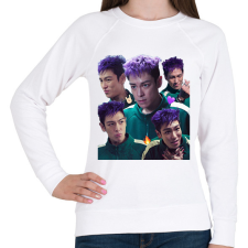 PRINTFASHION Thanos Squid Game - Női pulóver - Fehér női pulóver, kardigán