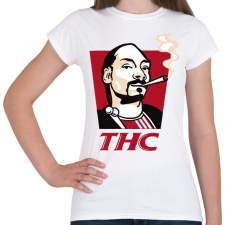 PRINTFASHION THC- Snoop - Női póló - Fehér női póló