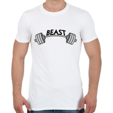 PRINTFASHION The Beast - Férfi póló - Fehér
