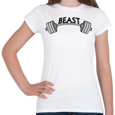 PRINTFASHION The Beast - Női póló - Fehér