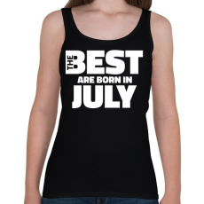 PRINTFASHION The Best are born in july - Női atléta - Fekete