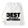 PRINTFASHION The Best are born in september - Sportzsák, Tornazsák - Fehér