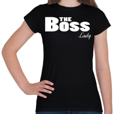 PRINTFASHION The BOSS - Női póló - Fekete női póló