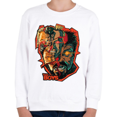 PRINTFASHION The boys art - Gyerek pulóver - Fehér