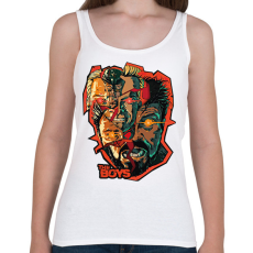 PRINTFASHION The boys art - Női atléta - Fehér