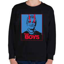 PRINTFASHION The boys - Homelander - Gyerek pulóver - Fekete gyerek pulóver, kardigán