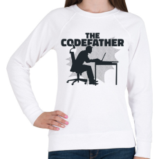 PRINTFASHION The Codefather - Női pulóver - Fehér
