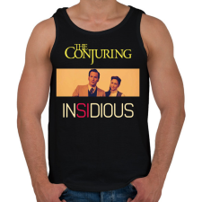 PRINTFASHION The conjurning - Férfi atléta - Fekete atléta, trikó