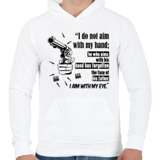 PRINTFASHION THE DARK TOWER- Gunlisher  - Férfi kapucnis pulóver - Fehér