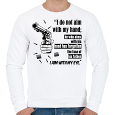 PRINTFASHION THE DARK TOWER- Gunlisher  - Férfi pulóver - Fehér