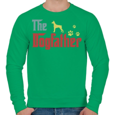 PRINTFASHION The dogfather - Férfi pulóver - Zöld