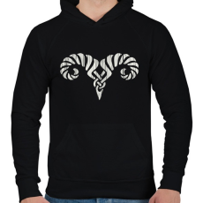 PRINTFASHION The Elder Scrolls V Skyrim - Férfi kapucnis pulóver - Fekete