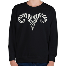 PRINTFASHION The Elder Scrolls V Skyrim - Gyerek pulóver - Fekete