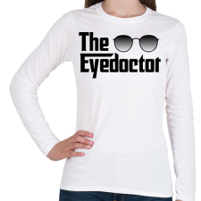 PRINTFASHION The Eyedoctor - Női hosszú ujjú póló - Fehér női póló