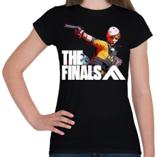 PRINTFASHION The Finals - combat-centered game show - Női póló - Fekete
