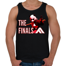 PRINTFASHION THE FINALS - Férfi atléta - Fekete atléta, trikó