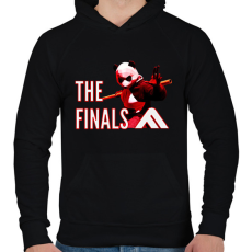 PRINTFASHION THE FINALS - Férfi kapucnis pulóver - Fekete