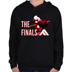 PRINTFASHION THE FINALS - Gyerek kapucnis pulóver - Fekete