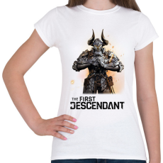 PRINTFASHION The First Descendant Ajax  - Női póló - Fehér