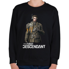 PRINTFASHION The First Descendant Enzo  - Gyerek pulóver - Fekete